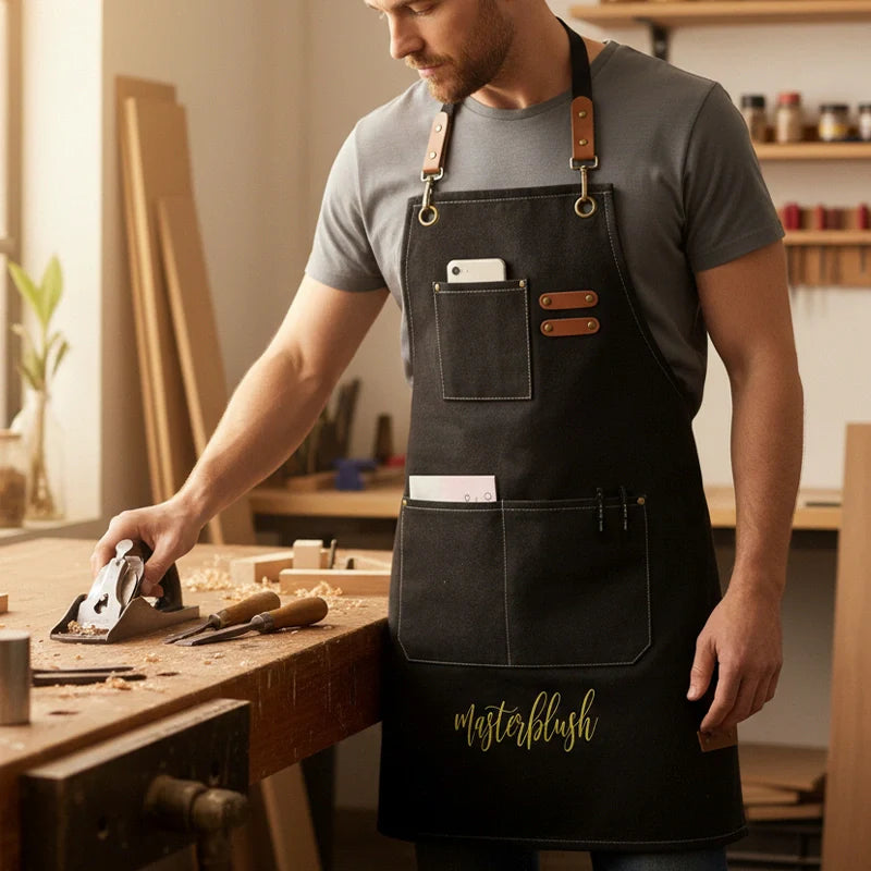 Personalized Waterproof Canvas Apron