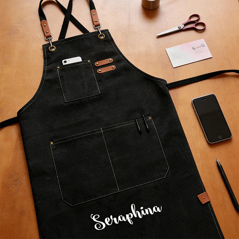 Personalized Waterproof Canvas Apron