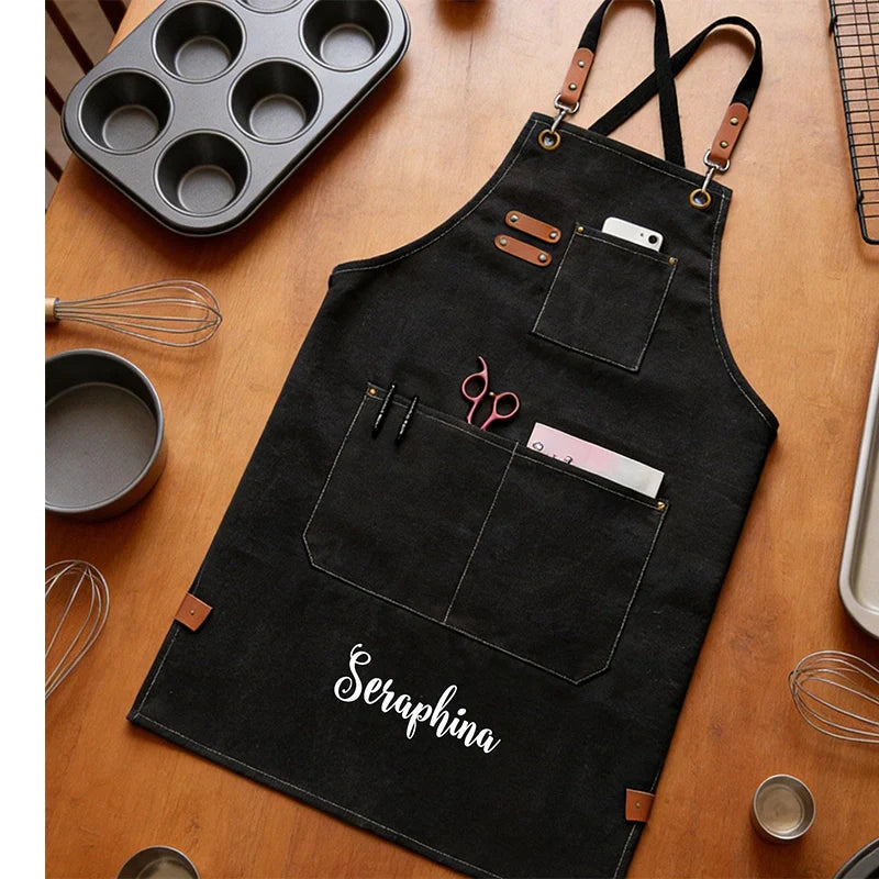 Personalized Waterproof Canvas Apron