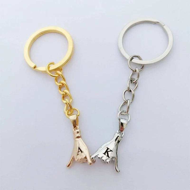 Pinky Promise Matching Couple Keychains |Set of 2