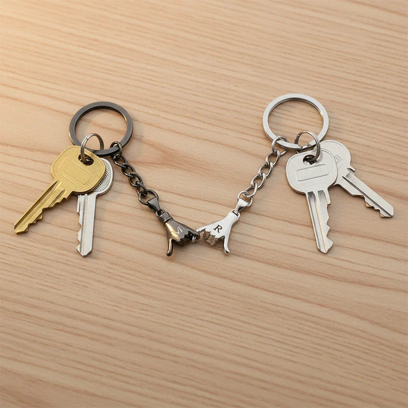 Pinky Promise Matching Couple Keychains |Set of 2