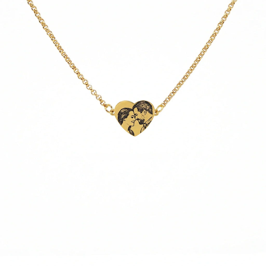 Custom Portrait Personalized Photo Necklace