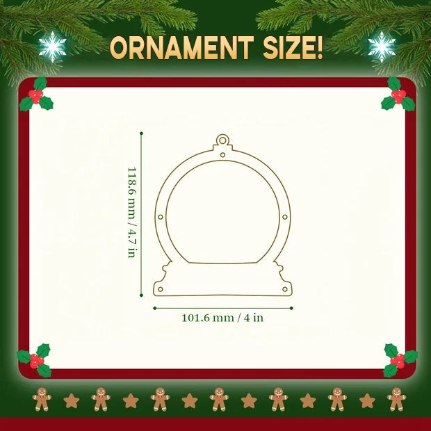 Personalized Christmas 2025 Family Name Cookies Ornament – 3-Layer Acrylic Shake Keepsake for Holiday Magic