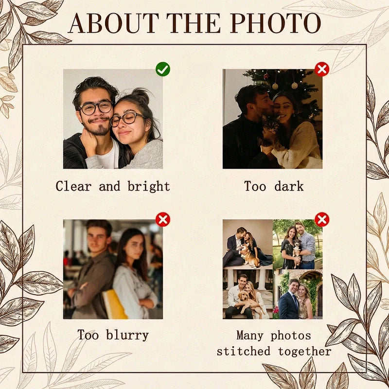 “Testimony of Love” Personalized Photo Initial Bracelet