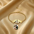 “Testimony of Love” Personalized Photo Initial Bracelet