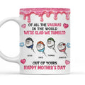 “We Are Glad You’re Our Mom” Personalized 3D Mug – Custom Photo Coffee Mug for Mom | Mother’s Day Gift from Kids & Family